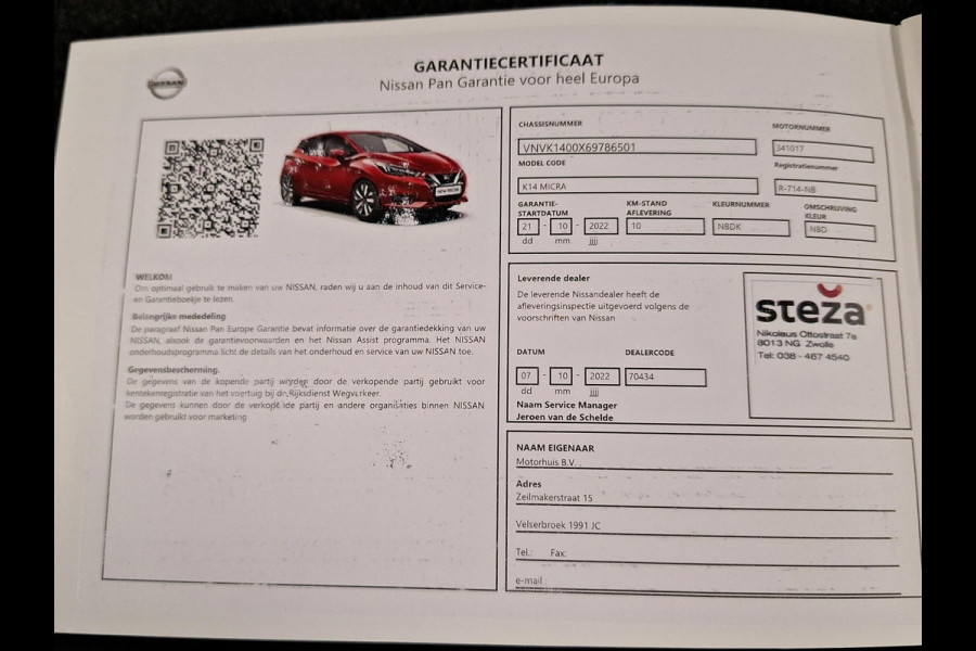 Nissan Micra 1.0 IG-T N-Design Incl. Apple Carplay/Android Auto | Cruise control | Lane assist