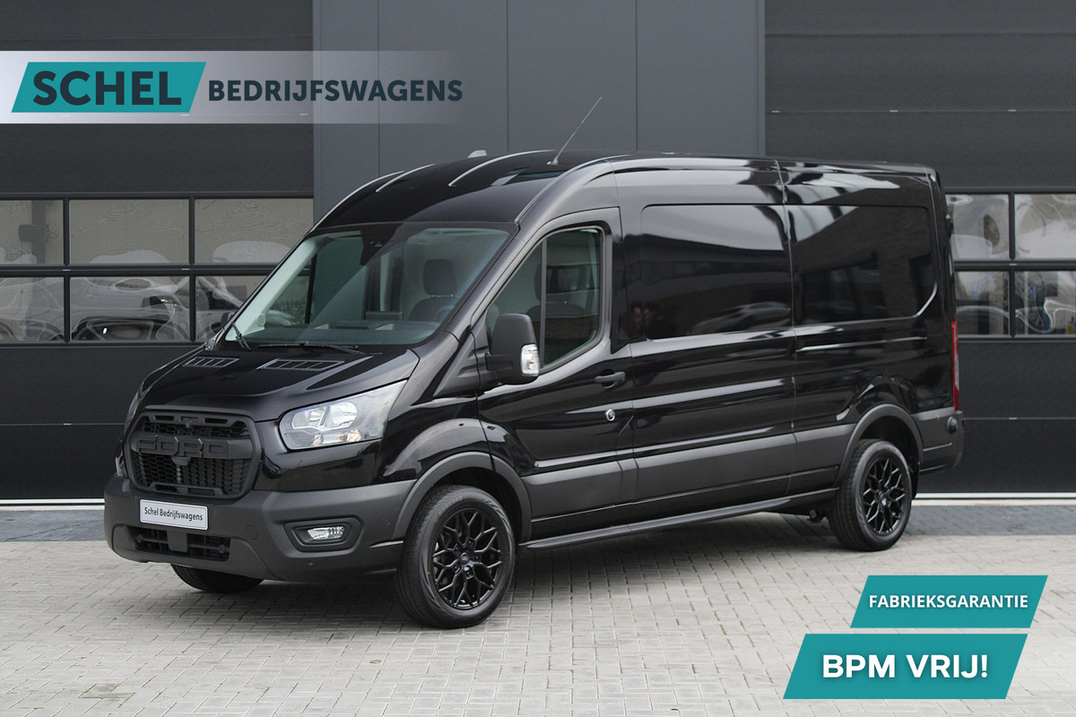 Ford Transit 350 2.0 TDCI L3H2 Trend 130pk - Stoel + Stoel - Trekhaak - Cruise Control - Blind Spot - 18* Velgen - Navigatie - Raptor Grill -