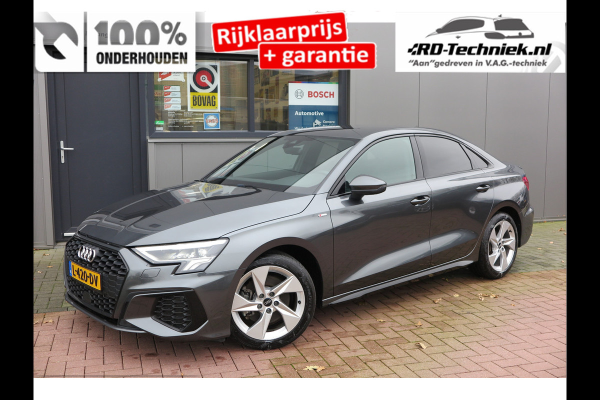 Audi A3 Limousine 35 TFSI 150pk S-Tronic 2x S-Line Edition Virtual cockpit, Stoelverwarming, Privacy glass, DAB+ , Carplay , etc. .