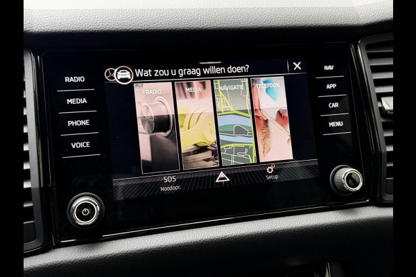 Škoda Kodiaq 1.5 TSI Sportline Automaat | Trekhaak uitklapbaar | Navigatiesysteem | Stoelverwarming | Stuurverwarming | Getint glas | Cruise