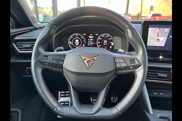 CUPRA Leon Sportstourer 1.4 TSI eHybrid PHEV FR Business Intense VAN: €29.900,- VOOR: €26.440,- UW EINDEJAARSVOORDEEL: €3.460| LAGE KM STAND PAS 35.000KM ! | ELEK. TREKHAAK| STOEL + STUUR VERWARMING| CAMERA| ADAP. CRUISE | RIJKLAAR GELEVERD MET 12 MND BOVAG GARANTIE |