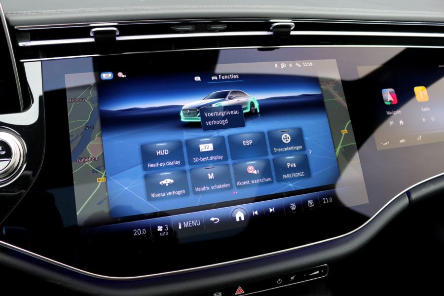 Mercedes-Benz E-Klasse 200 Premium+ AMG Line | Hyperscreen | Luchtvering | Achterasbesturing | Massage | Distronic+ | Stoelventilatie | Burmester | Soft-Close | Vlakkenverwarming | Digital Light | Panoramadak | HUD |