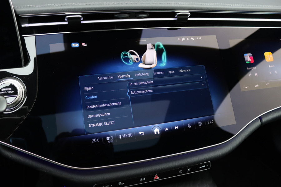 Mercedes-Benz E-Klasse 200 Premium+ AMG Line | Hyperscreen | Luchtvering | Achterasbesturing | Massage | Distronic+ | Stoelventilatie | Burmester | Soft-Close | Vlakkenverwarming | Digital Light | Panoramadak | HUD |