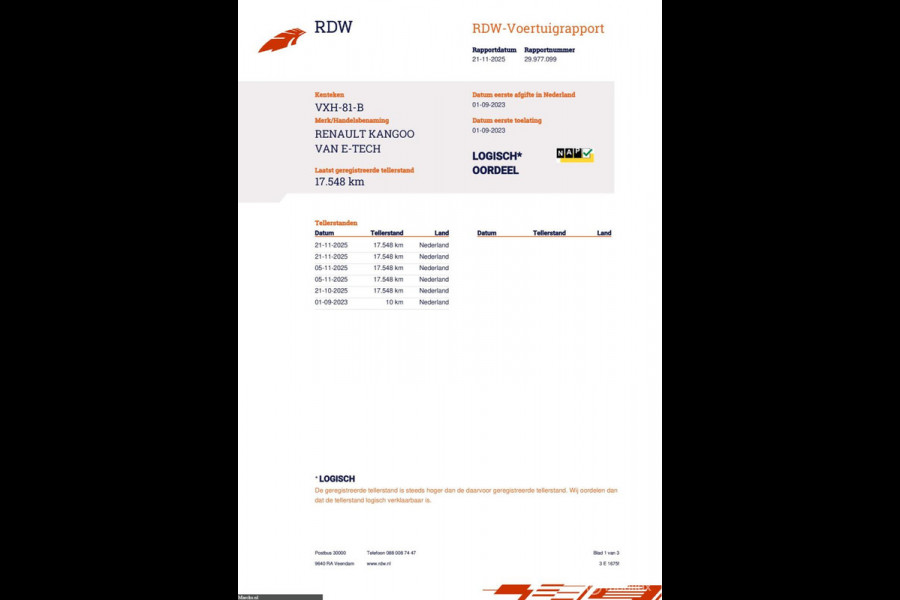 Renault Kangoo E-Tech Advance 22 kW / 44 kWh AppleCarplay Android