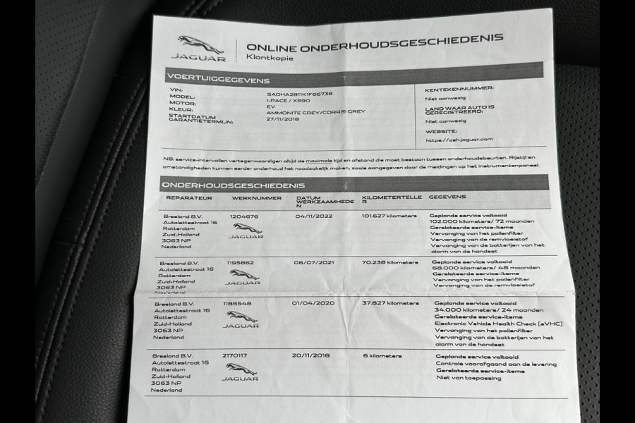 Jaguar I-PACE EV400 S 90 kWh Leer Navi Camera Carplay Pano