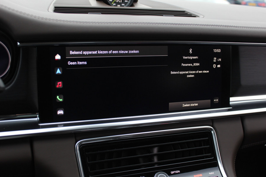 Porsche Panamera Sport Turismo 2.9 4 E-Hybrid Platinum Edition 61.598 km / Panoramadak / 360Camera / Head-up / Luchtvering / Matrix LED / Softclose / Bose / Keyless / 21'' / Sportuitlaat / Sportdesign+Chrono / Stuurverwarming / Stoelverwarming 4x /