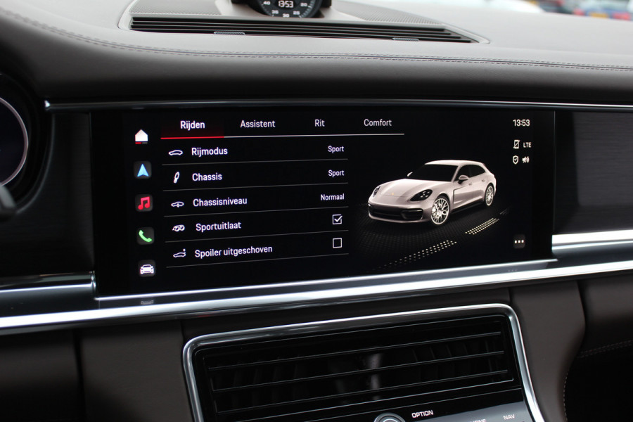 Porsche Panamera Sport Turismo 2.9 4 E-Hybrid Platinum Edition 61.598 km / Panoramadak / 360Camera / Head-up / Luchtvering / Matrix LED / Softclose / Bose / Keyless / 21'' / Sportuitlaat / Sportdesign+Chrono / Stuurverwarming / Stoelverwarming 4x /