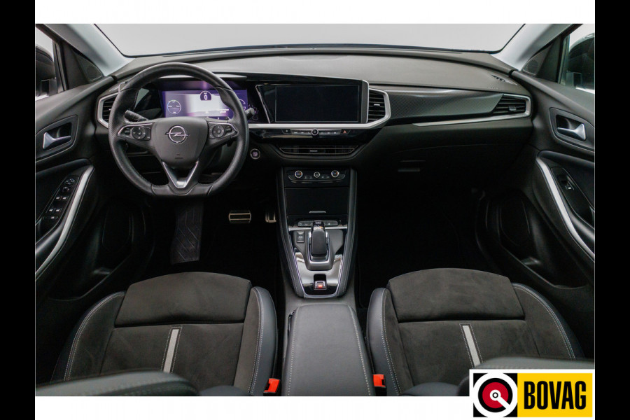 Opel Grandland 1.6 Turbo Plug-In Hybrid 4x4 GSe 300 PK automaat | Stoel- Stuur en voorruitverw. | Adap. Cruise | 360 Camera | Navigatie, 4x4, Leer/Alcantara
