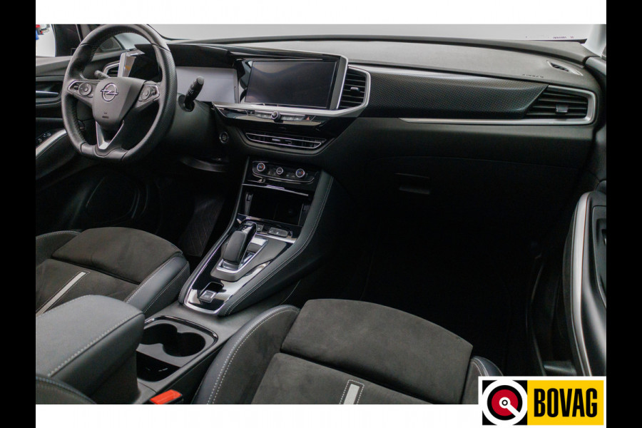 Opel Grandland 1.6 Turbo Plug-In Hybrid 4x4 GSe 300 PK automaat | Stoel- Stuur en voorruitverw. | Adap. Cruise | 360 Camera | Navigatie, 4x4, Leer/Alcantara