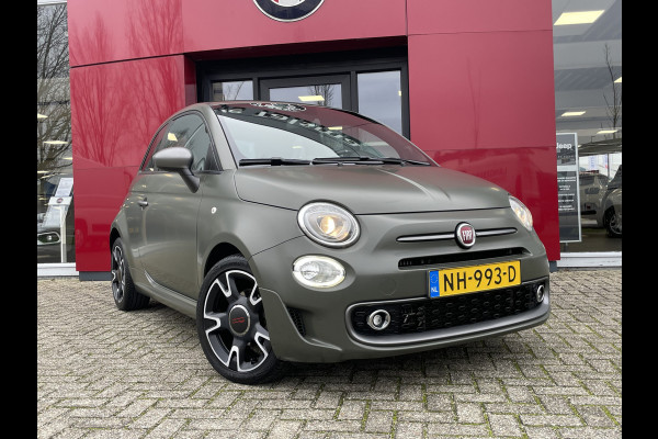 Fiat 500 TwinAir Turbo Sport 105 PK | Lederen bekleding | Navigatie Verde Military