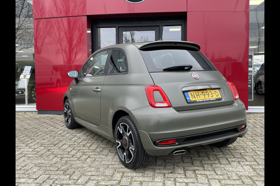 Fiat 500 TwinAir Turbo Sport 105 PK | Lederen bekleding | Navigatie Verde Military