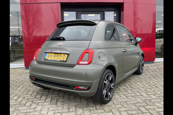 Fiat 500 TwinAir Turbo Sport 105 PK | Lederen bekleding | Navigatie Verde Military