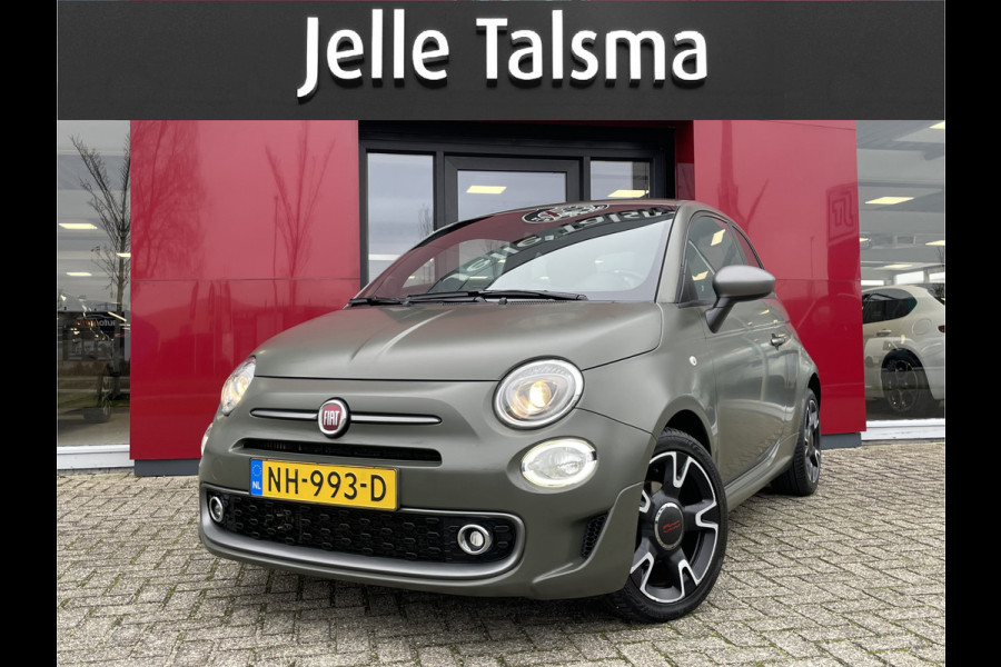 Fiat 500 TwinAir Turbo Sport 105 PK | Lederen bekleding | Navigatie Verde Military