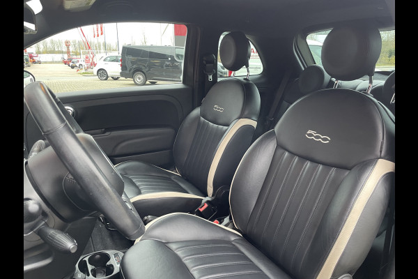 Fiat 500 TwinAir Turbo Sport 105 PK | Lederen bekleding | Navigatie Verde Military