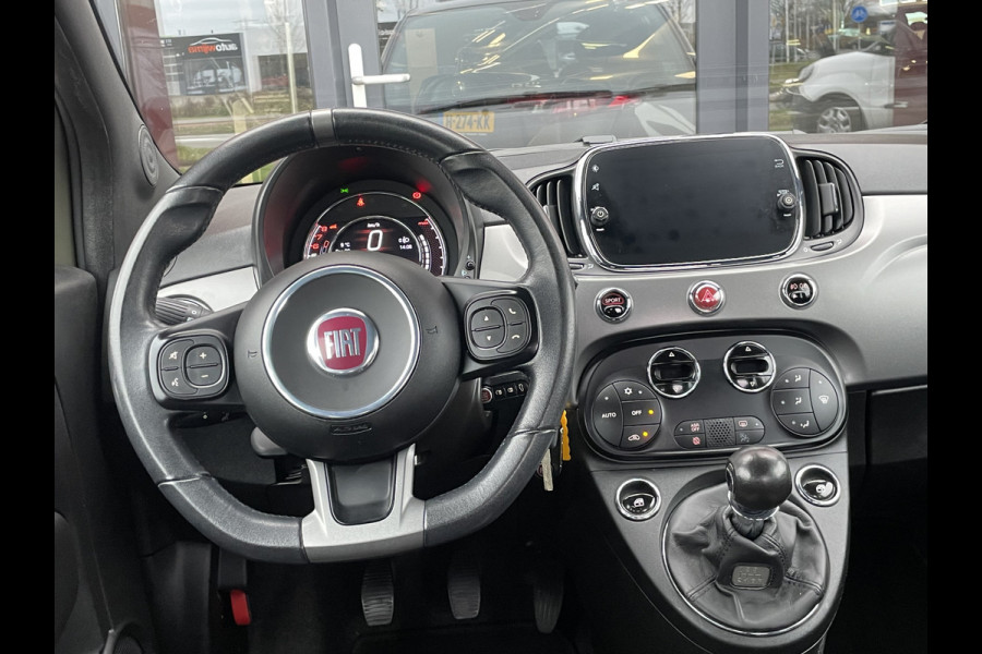 Fiat 500 TwinAir Turbo Sport 105 PK | Lederen bekleding | Navigatie Verde Military