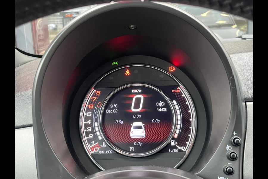 Fiat 500 TwinAir Turbo Sport 105 PK | Lederen bekleding | Navigatie Verde Military