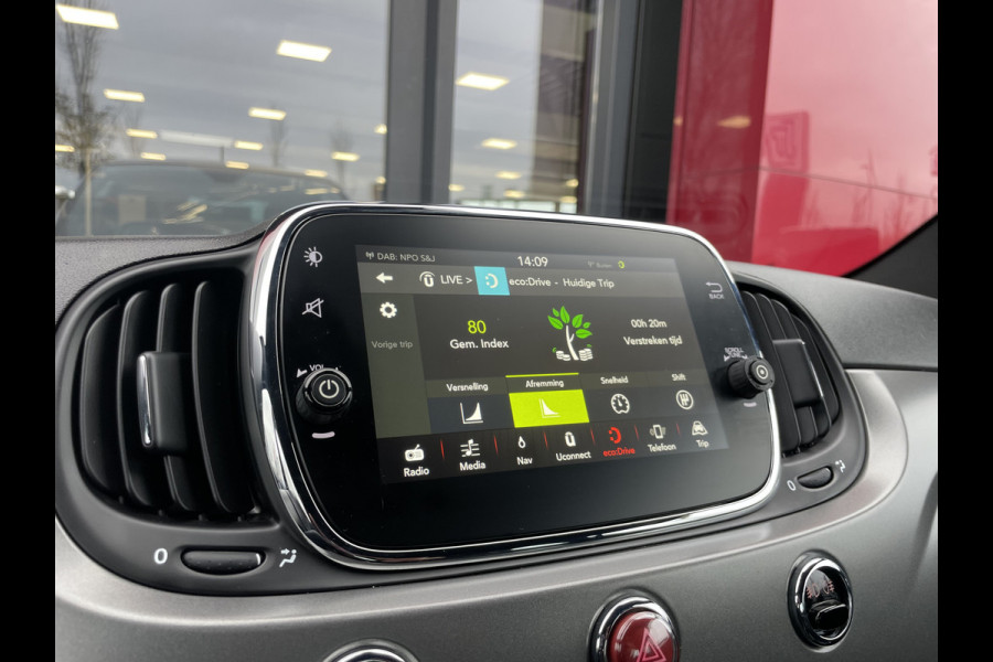 Fiat 500 TwinAir Turbo Sport 105 PK | Lederen bekleding | Navigatie Verde Military