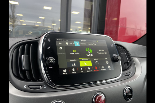 Fiat 500 TwinAir Turbo Sport 105 PK | Lederen bekleding | Navigatie Verde Military