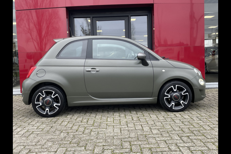 Fiat 500 TwinAir Turbo Sport 105 PK | Lederen bekleding | Navigatie Verde Military
