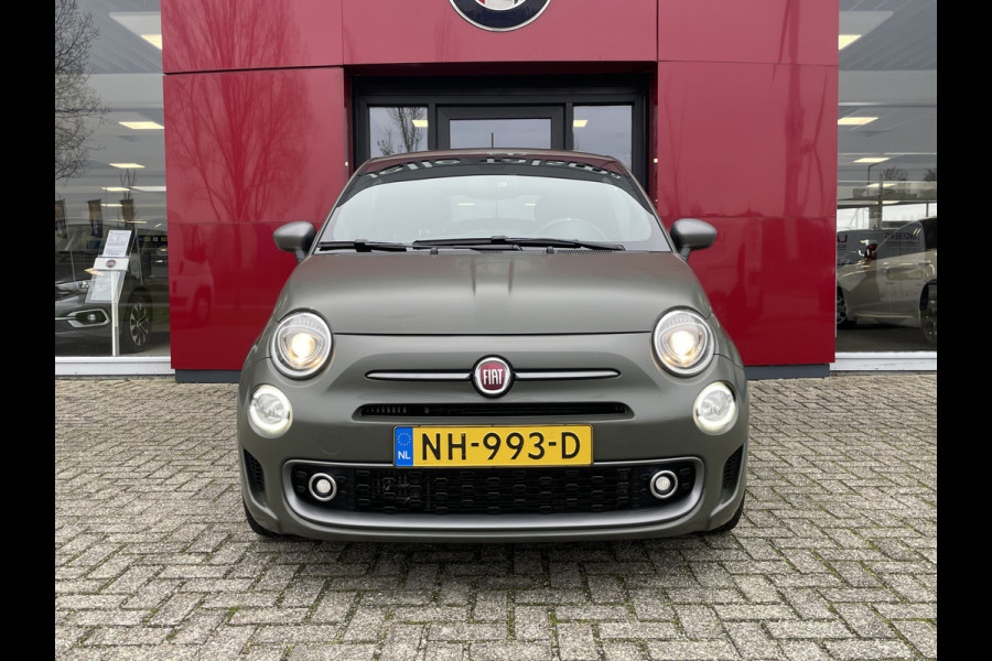 Fiat 500 TwinAir Turbo Sport 105 PK | Lederen bekleding | Navigatie Verde Military