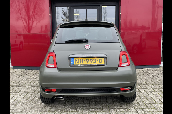 Fiat 500 TwinAir Turbo Sport 105 PK | Lederen bekleding | Navigatie Verde Military