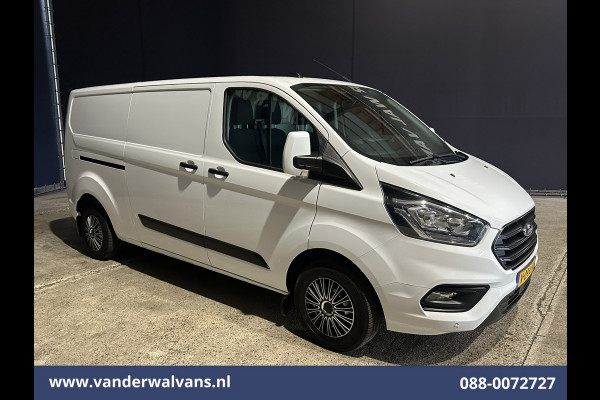 Ford Transit Custom 2.0 TDCI 130pk L2H1 Euro6 ** Airco | LED | Cruisecontrol | Verwarmde voorruit | Parkeersensoren Bijrijdersbank, 2800kg trekvermogen