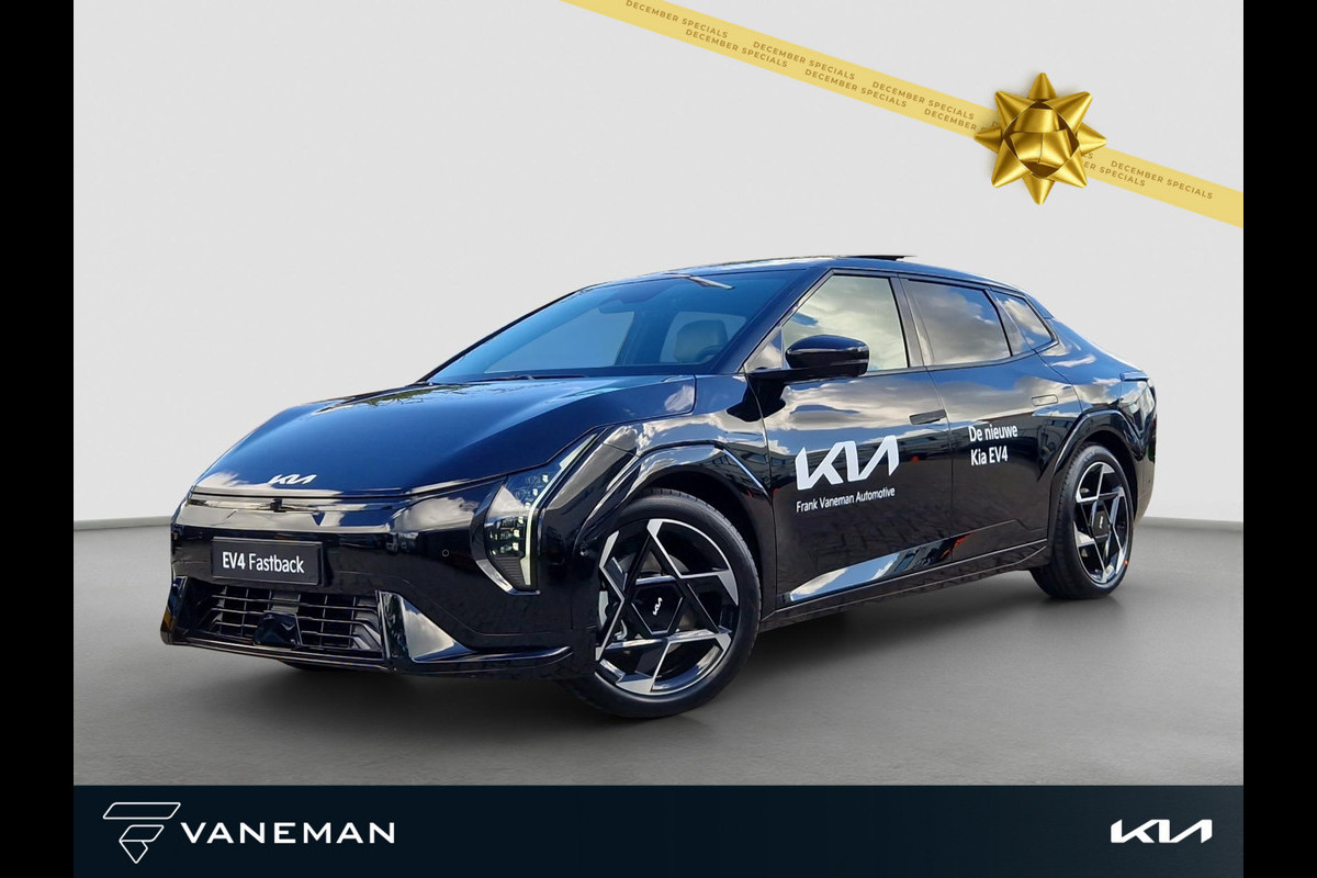 Kia EV4 Fastback GT-PlusLine 81.4 kWh | Dodehoekcamera | Stoelventilatie | Pano | 360 Camera | HUD |