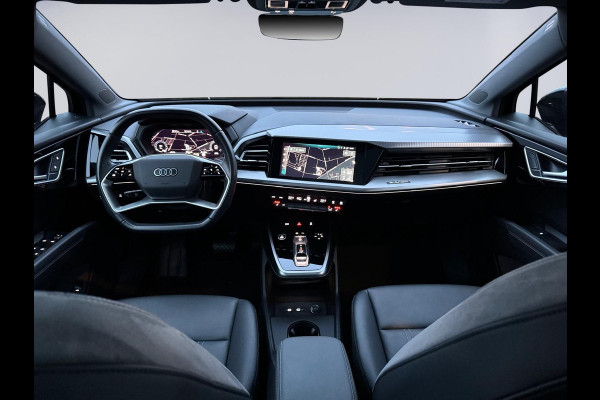 Audi Q4 Sportback e-tron 35 Launch edition Advanced Plus 55 kWh, SOH 92%, panoramadak, leder, trekhaak, stoelverwarming