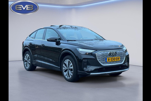 Audi Q4 Sportback e-tron 35 Launch edition Advanced Plus 55 kWh, SOH 92%, panoramadak, leder, trekhaak, stoelverwarming