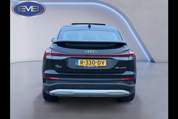 Audi Q4 Sportback e-tron 35 Launch edition Advanced Plus 55 kWh, SOH 92%, panoramadak, leder, trekhaak, stoelverwarming