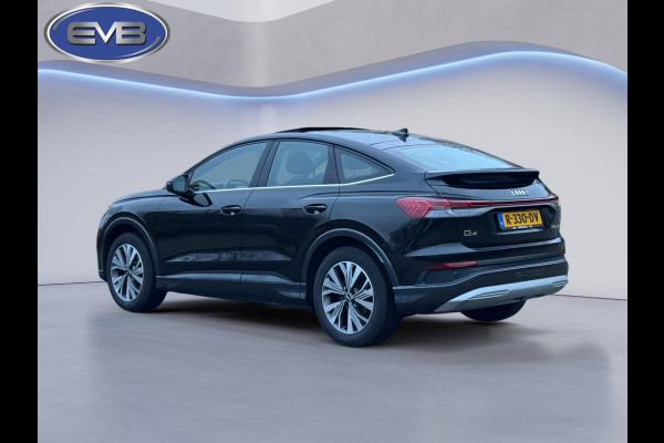 Audi Q4 Sportback e-tron 35 Launch edition Advanced Plus 55 kWh, SOH 92%, panoramadak, leder, trekhaak, stoelverwarming