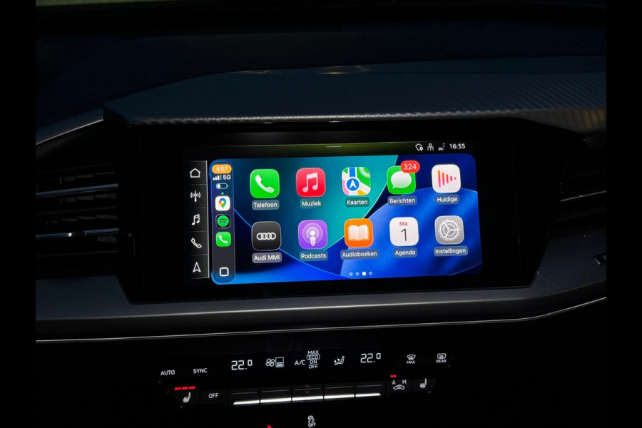 Audi Q4 Sportback e-tron 35 Launch edition Advanced Plus 55 kWh, SOH 92%, panoramadak, leder, trekhaak, stoelverwarming