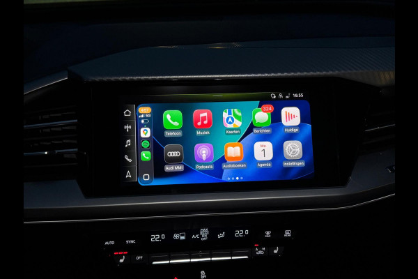 Audi Q4 Sportback e-tron 35 Launch edition Advanced Plus 55 kWh, SOH 92%, panoramadak, leder, trekhaak, stoelverwarming