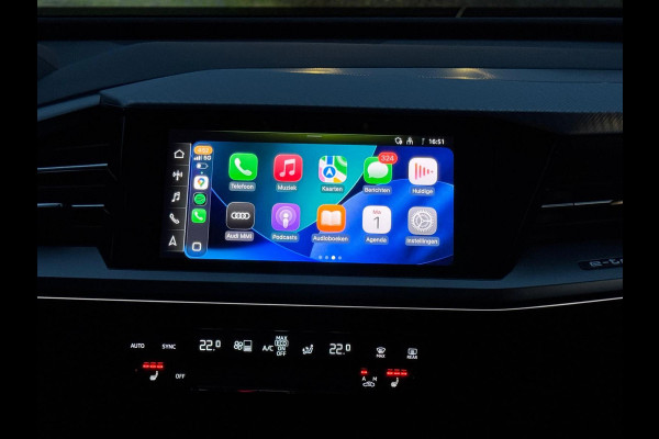 Audi Q4 Sportback e-tron 35 Launch edition Advanced Plus 55 kWh, SOH 92%, panoramadak, leder, trekhaak, stoelverwarming