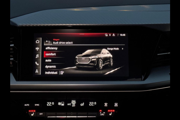 Audi Q4 Sportback e-tron 35 Launch edition Advanced Plus 55 kWh, SOH 92%, panoramadak, leder, trekhaak, stoelverwarming