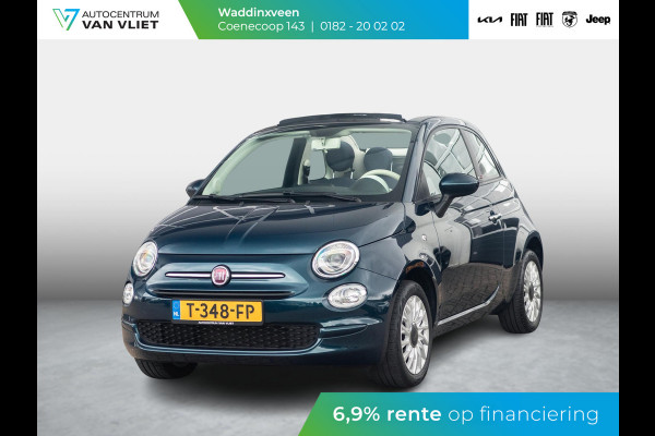 Fiat 500C Hybrid Club | Airco | Cruise | PDC | Apple Carplay | Kap Beige | Ambiance Ivoor