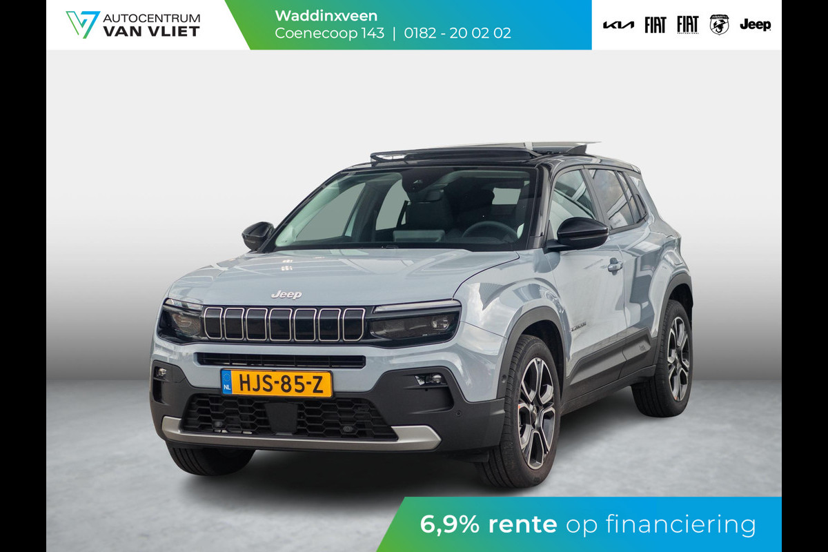 Jeep Avenger Summit 54 kWh | 17% Bijtelling | Leder & Winter Pack | Schuif/Kanteldak | Infotainment & Convenience Pack