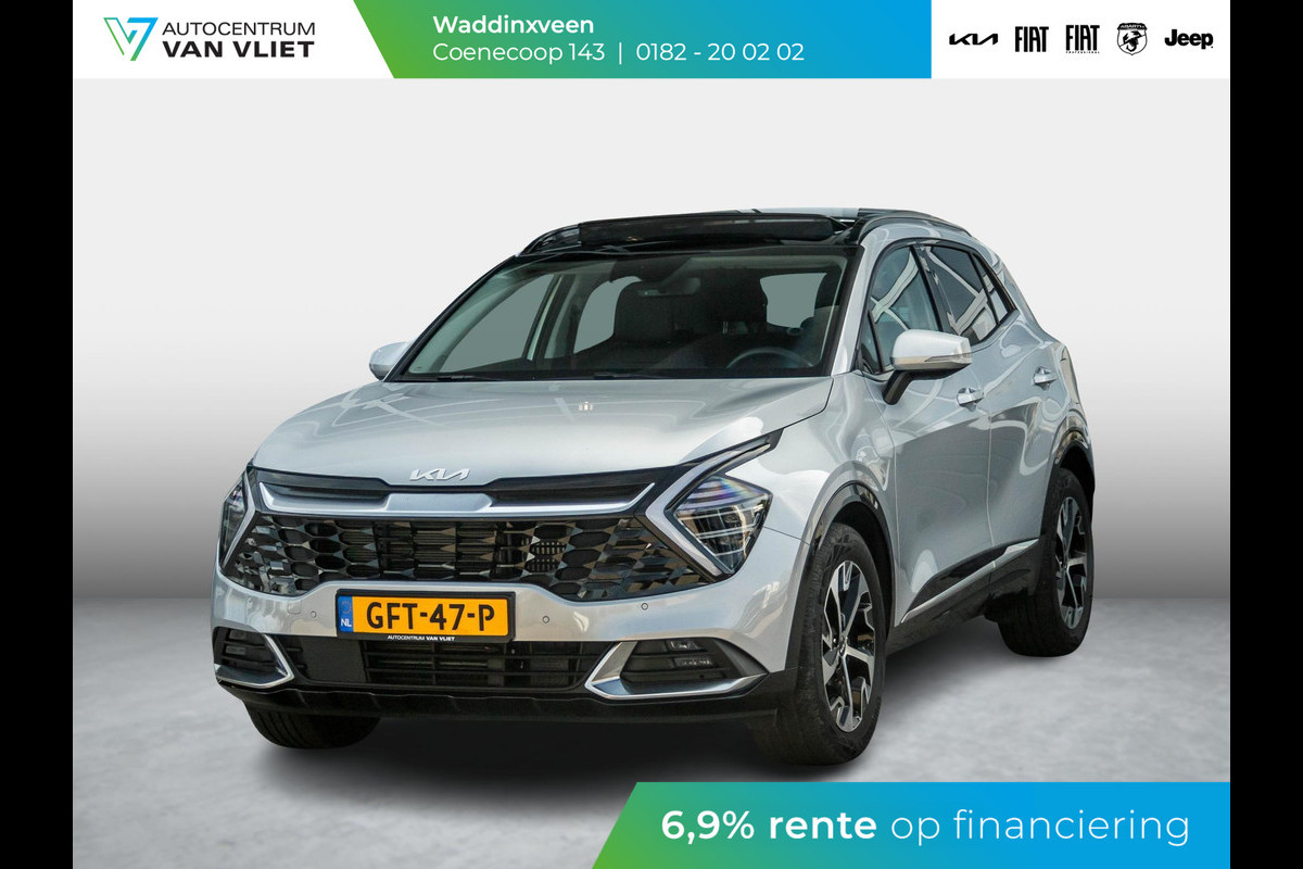 Kia Sportage 1.6 T-GDi Hybrid DynamicPlusLine | Schuifkantel dak l Stoel en Stuurwielverwarming l 1360 KG trek gewicht l