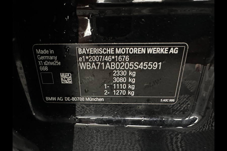 BMW X1 xDrive25e X-Line eDrive Edition AWD (Plug-In) (INCL-BTW) Aut * LUXURY-LEATHER | HEAD-UP | LEATHER-FABRIC | FULL-LED | NAVI-FULLMAP | HEATED-SPORTSEATS | AMBIENT-LIGHT |  ECC | PDC |  18''ALU*