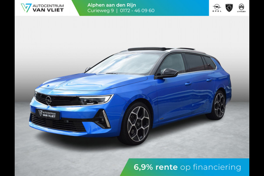 Opel Astra Sports Tourer 1.2 Ultimate SCHUIF- KANTELDAK | ELEKTRISCHE STOELBEDIENING | CAMERA MET SENSOREN |