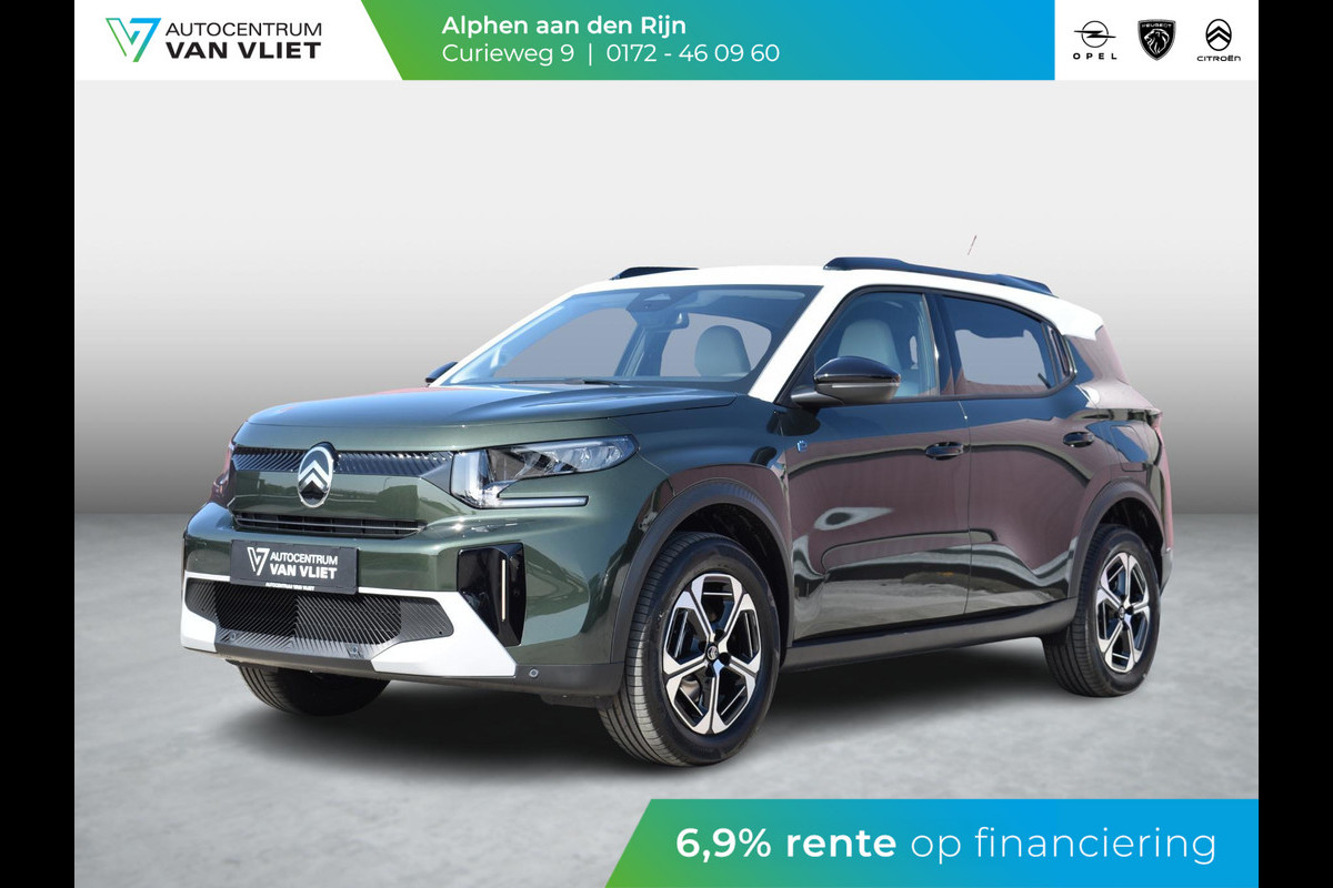 Citroën Ë-C3 Aircross Max 113pk 44 kWh 3 FASE | ACHTERUITRIJCAMERA MET SENSOREN | NAVI & CARPLAY | E.C.C. |