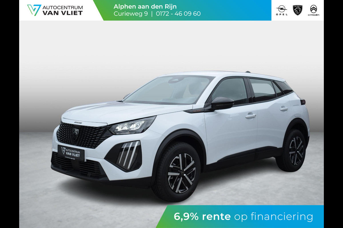 Peugeot 2008 1.2 PureTech 100 Style ACHTERUITRIJCAMERA MET SENSOREN | NAVI & CARPLAY | AIRCO | UIT VOORRAAD LEVERBAAR