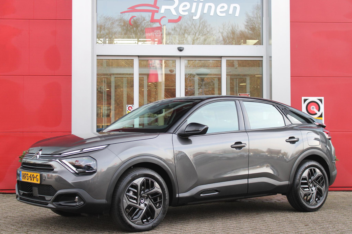 Citroën C4 1.2 Hybrid 145PK BUSINESS | KEYLESS ENTRY/START | DRAADLOZE APPLE CARPLAY/ANDROID AUTO | CLIMATE CONTROL | STOEL/VOORRUIT VERWARMING | ACHTERUITRIJ CAMERA | DAB+ RADIO | 18" LICHTMETALEN VELGEN |