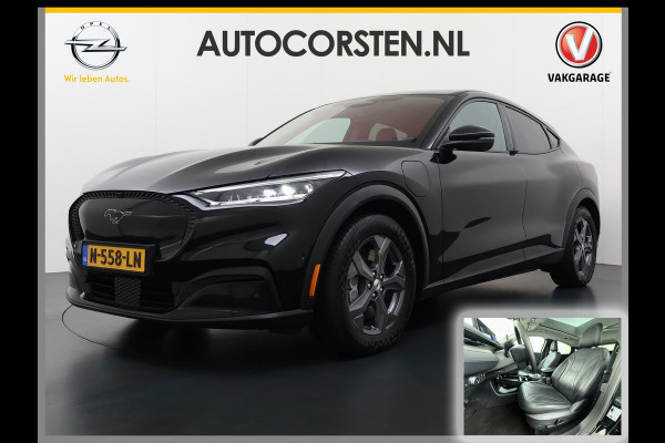 Ford Mustang Mach-E Extended Range RWD 98kWhTechnology Pack Plus Leder Pano-dak Extend B&O®-Hifi Audio 360°Camera Stoel+Stuurverwarming SOH 92.5% Memory Keyless Lane Departure Warning/Lane Keeping Aid Road Edge Detection 1e Eigenaar Origineel Nederlandse Auto Nieuwprijs €60.674,-