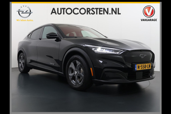 Ford Mustang Mach-E Extended Range RWD 98kWhTechnology Pack Plus Leder Pano-dak Extend B&O®-Hifi Audio 360°Camera Stoel+Stuurverwarming SOH 92.5% Memory Keyless Lane Departure Warning/Lane Keeping Aid Road Edge Detection 1e Eigenaar Origineel Nederlandse Auto Nieuwprijs €60.674,-