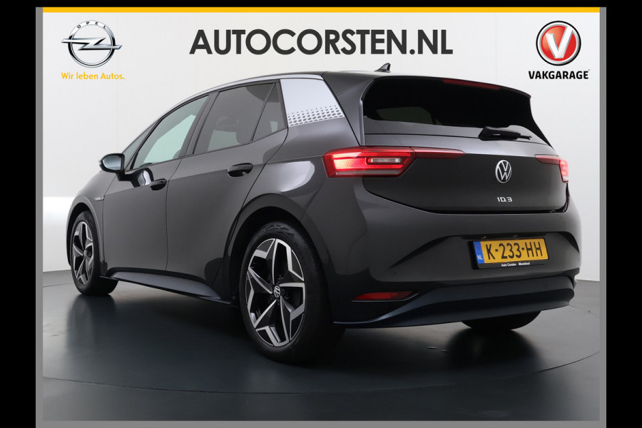 Volkswagen ID.3 First Plus 58 kWh SOH 96% Adap.Cruise Matrix led 19"lm Stoel-verwarmd Navi-Pro Camera Apple Carplay Ecc Auto Lmv DAB  Keyless Advanced Led-a-licht dynamisch Zwarte Hemel Origineel Nederlandse Auto € 44.000 nieuw !
