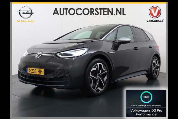 Volkswagen ID.3 First Plus 58 kWh SOH 96% Adap.Cruise Matrix led 19"lm Stoel-verwarmd Navi-Pro Camera Apple Carplay Ecc Auto Lmv DAB  Keyless Advanced Led-a-licht dynamisch Zwarte Hemel Origineel Nederlandse Auto € 44.000 nieuw !