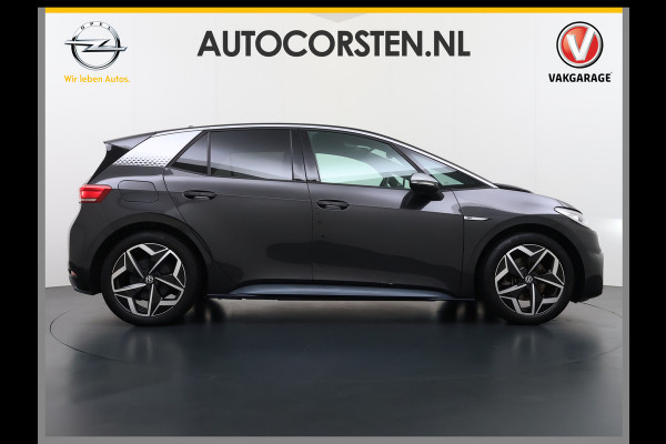 Volkswagen ID.3 First Plus 58 kWh SOH 96% Adap.Cruise Matrix led 19"lm Stoel-verwarmd Navi-Pro Camera Apple Carplay Ecc Auto Lmv DAB  Keyless Advanced Led-a-licht dynamisch Zwarte Hemel Origineel Nederlandse Auto € 44.000 nieuw !