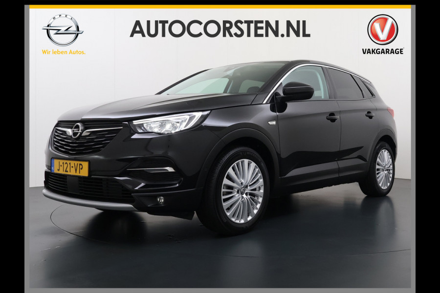 Opel Grandland X T131PK AUT-8Navi Trekhaak Innovation Camera Pdc Ecc Apple Carplay Android AGR-Comfortstoel LED Cruise Control Lane Assist Lmv 18" Licht-Regensensor Sensor dodehoek 1e Eigenaar Origineel Nederlandse Auto 1.300KG Trekgewicht € 40.000 nieuw