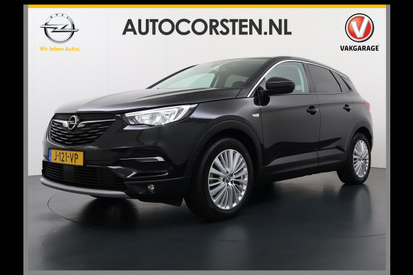 Opel Grandland X T131PK AUT-8Navi Trekhaak Innovation Camera Pdc Ecc Apple Carplay Android AGR-Comfortstoel LED Cruise Control Lane Assist Lmv 18" Licht-Regensensor Sensor dodehoek 1e Eigenaar Origineel Nederlandse Auto 1.300KG Trekgewicht € 40.000 nieuw